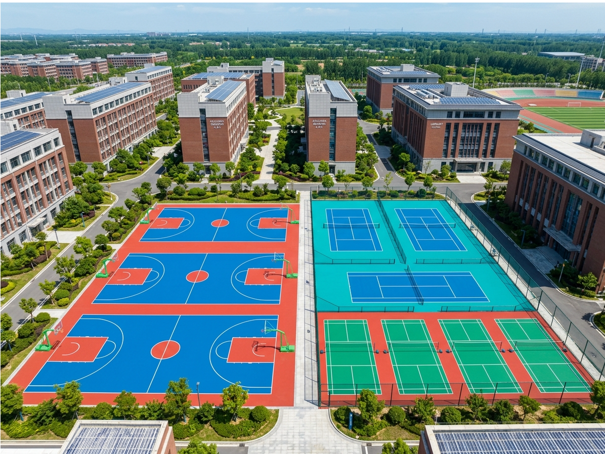 梧州市硅PU球场预制型塑胶跑道 - 哪里好